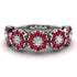 Diamond Blossom Of Eternity Wedding Ring - Yaretzi No. 48