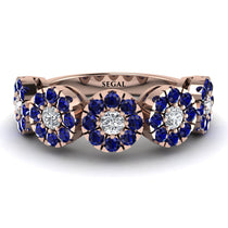 Diamond Blossom Of Eternity Wedding Ring - Yaretzi No. 62 image 1