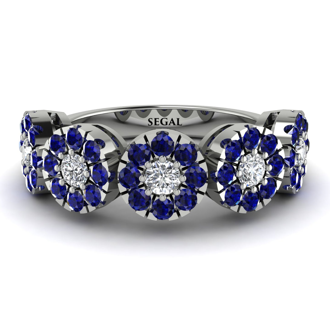 Diamond Blossom Of Eternity Wedding Ring - Yaretzi No. 63