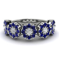 Diamond Blossom Of Eternity Wedding Ring - Yaretzi No. 63 image 1