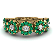 Diamond Blossom Of Eternity Wedding Ring - Yaretzi No. 16 image 1