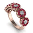 Diamond Blossom Of Eternity Wedding Ring - Yaretzi No. 47 image 3