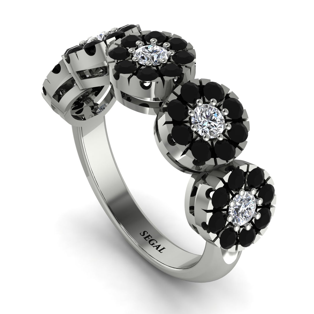 Diamond Blossom Of Eternity Wedding Ring - Yaretzi No. 33