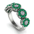 Diamond Blossom Of Eternity Wedding Ring - Yaretzi No. 18 image 3