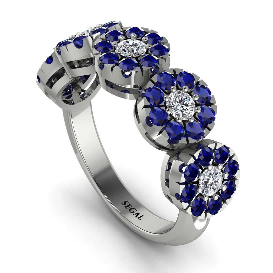 Diamond Blossom Of Eternity Wedding Ring - Yaretzi No. 63