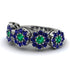 Emerald Blossom Of Eternity Wedding Ring - Yaretzi No. 66