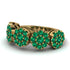 Emerald Blossom Of Eternity Wedding Ring - Yaretzi No. 19 image 2