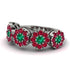 Emerald Blossom Of Eternity Wedding Ring - Yaretzi No. 51