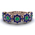 Emerald Blossom Of Eternity Wedding Ring - Yaretzi No. 65 image 1
