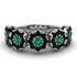 Emerald Blossom Of Eternity Wedding Ring - Yaretzi No. 36 image 1