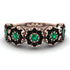 Emerald Blossom Of Eternity Wedding Ring - Yaretzi No. 35
