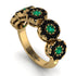 Emerald Blossom Of Eternity Wedding Ring - Yaretzi No. 34