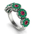 Ruby Blossom Of Eternity Wedding Ring - Yaretzi No. 27