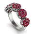 Ruby Blossom Of Eternity Wedding Ring - Yaretzi No. 57 image 3
