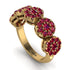 Ruby Blossom Of Eternity Wedding Ring - Yaretzi No. 55 image 2