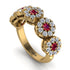 Ruby Blossom Of Eternity Wedding Ring - Yaretzi No. 10 image 2