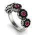 Ruby Blossom Of Eternity Wedding Ring - Yaretzi No. 42 image 2