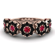 Ruby Blossom Of Eternity Wedding Ring - Yaretzi No. 41 image 1