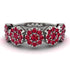 Ruby Blossom Of Eternity Wedding Ring - Yaretzi No. 57