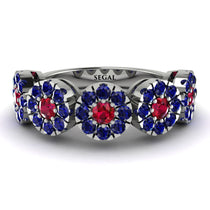 Ruby Blossom Of Eternity Wedding Ring - Yaretzi No. 72 image 1