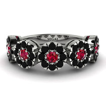 Ruby Blossom Of Eternity Wedding Ring - Yaretzi No. 42 image 1