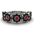 Ruby Blossom Of Eternity Wedding Ring - Yaretzi No. 42 image 1