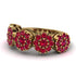 Ruby Blossom Of Eternity Wedding Ring - Yaretzi No. 55