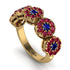 Sapphire Blossom Of Eternity Wedding Ring - Yaretzi No. 58