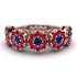 Sapphire Blossom Of Eternity Wedding Ring - Yaretzi No. 59 image 1