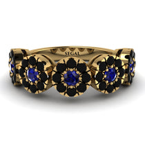 Sapphire Blossom Of Eternity Wedding Ring - Yaretzi No. 43 image 1