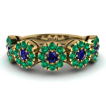 Sapphire Blossom Of Eternity Wedding Ring - Yaretzi No. 28 image 1