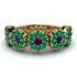 Sapphire Blossom Of Eternity Wedding Ring - Yaretzi No. 28 image 1