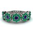 Sapphire Blossom Of Eternity Wedding Ring - Yaretzi No. 30 image 1