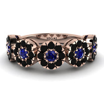Sapphire Blossom Of Eternity Wedding Ring - Yaretzi No. 44 image 1