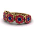 Sapphire Blossom Of Eternity Wedding Ring - Yaretzi No. 58 image 3