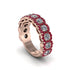 Diamond Blossoming Love Halo Wedding Band - Annalise No. 47 image 1