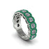 Diamond Blossoming Love Halo Wedding Band - Annalise No. 18 image 1