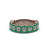 Diamond Blossoming Love Halo Wedding Band - Annalise No. 17 image 2