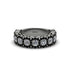 Diamond Blossoming Love Halo Wedding Band - Annalise No. 33 image 2