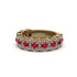 Ruby Blossoming Love Halo Wedding Band - Annalise No. 10 image 3