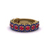 Ruby Blossoming Love Halo Wedding Band - Annalise No. 70