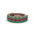 Ruby Blossoming Love Halo Wedding Band - Annalise No. 26 image 3