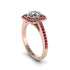 Diamond Cathedral Halo Engagement Ring - Luciana No. 47