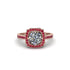 Diamond Cathedral Halo Engagement Ring - Luciana No. 47