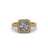 Diamond Cathedral Halo Engagement Ring - Luciana No. 1