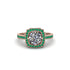 Diamond Cathedral Halo Engagement Ring - Luciana No. 17 image 1