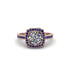 Diamond Cathedral Halo Engagement Ring - Luciana No. 62 image 1