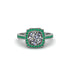 Diamond Cathedral Halo Engagement Ring - Luciana No. 18