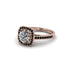Diamond Cathedral Halo Engagement Ring - Luciana No. 32