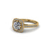 Diamond Cathedral Halo Engagement Ring - Luciana No. 1 image 3